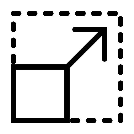 picture showing resizing box