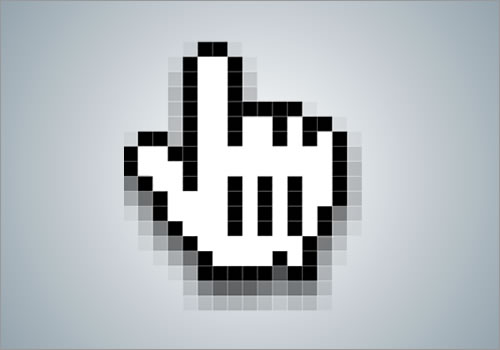 picture of pixeled cursor