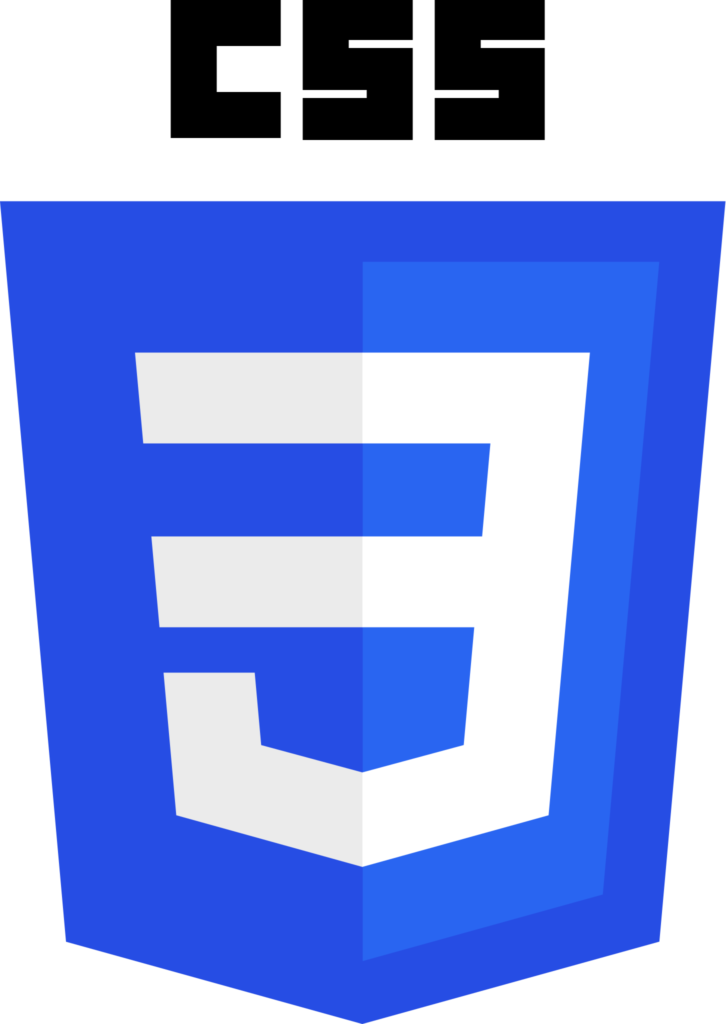 The image depicts the logo of the CSS programming language.